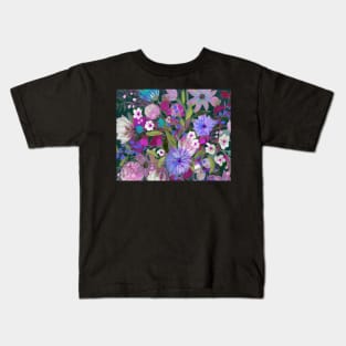 Moonlight Glory - Pink and Purples Kids T-Shirt